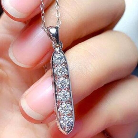 Jewelry - Korean Style Round Cubic Zirconia Necklace For Women, FB16FA1017